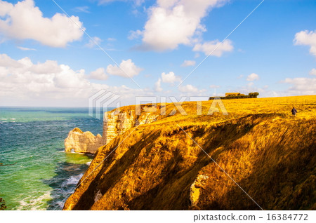 Normandy beach. Taken in the Normandy of France. 16384772