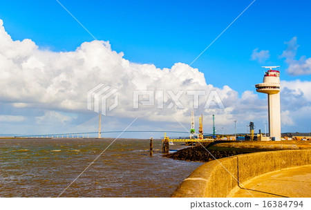 Seine River estuary scene 16384794