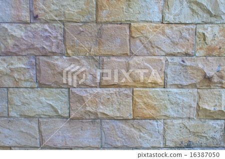 Modern stone Brick Wall Surfaced Modern stone Brick Wall Surfaced 16387050