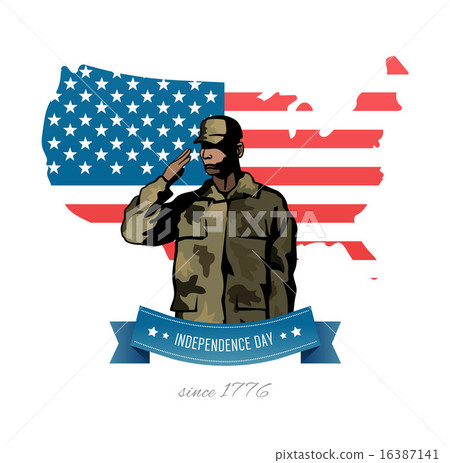 Independence day concept vector 16387141