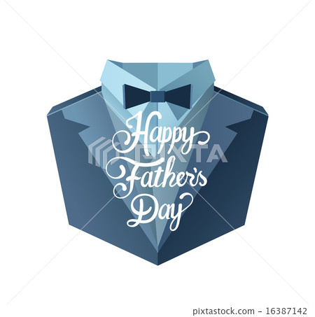Fathers day greeting vector 16387142