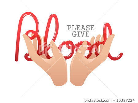 Please give blood vector 16387224