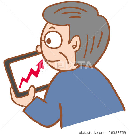 Senior men using tablets Senior men using tablets 16387769
