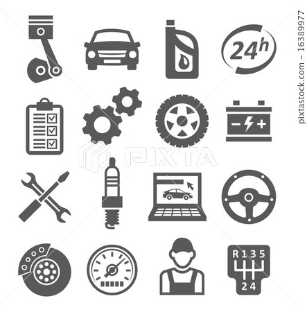 Auto service icons 16389977