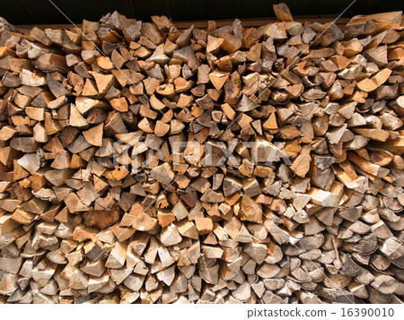 Stacked firewood 16390010