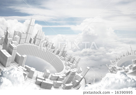 雲彩 雲 建築 16390995