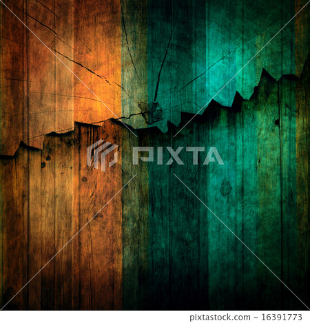 wood breaking wall background 16391773