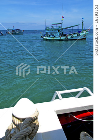boat prow blue lagoon   in thailand kho 16393553