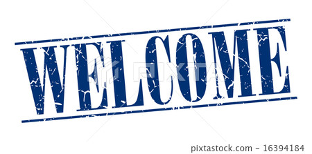 welcome blue grunge vintage stamp welcome blue grunge vintage stamp 16394184