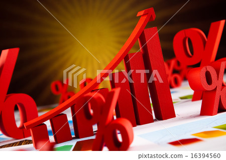 Finance, bright colorful tone concept 16394560