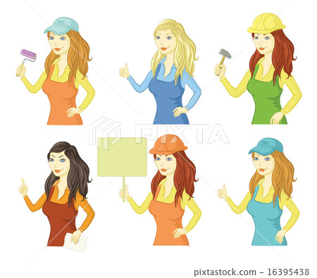 Set women professionals 16395438
