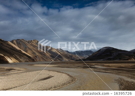 Mountain landscape , Landmannalaugar,Iceland 16395726