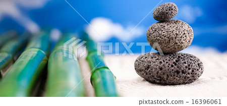 Zen stones, magical ambient atmosphere theme 16396061