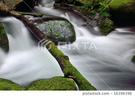 山間溪流 16396396