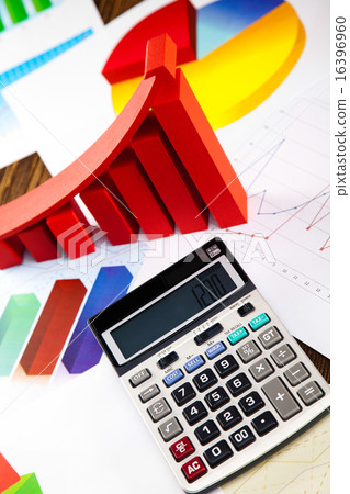 Business balance, bright colorful tone concept 16396960