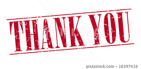 thank you red grunge vintage stamp - Stock Illustration [16397418] - PIXTA