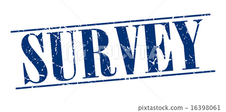 survey blue grunge vintage stamp 16398061