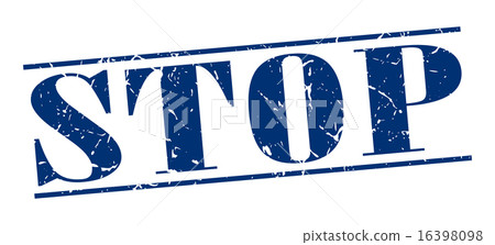 stop blue grunge vintage stamp stop blue grunge vintage stamp 16398098