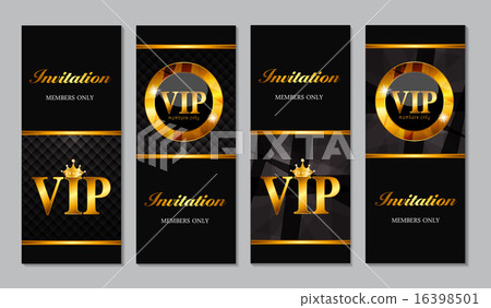 VIP Members Card Vector Illustration VIP Members Card Vector Illustration 16398501