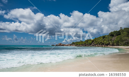 Anse Coco tropical beach, Seychelles 16398550