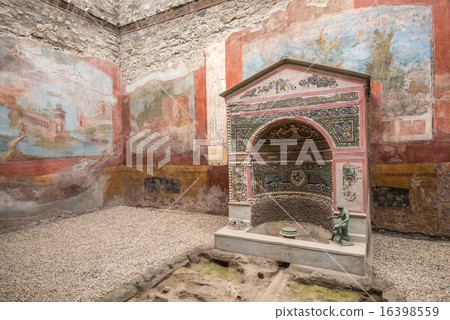 Interior of Casa della Fontana Piccola, Pompeii Interior of Casa della Fontana Piccola, Pompeii 16398559