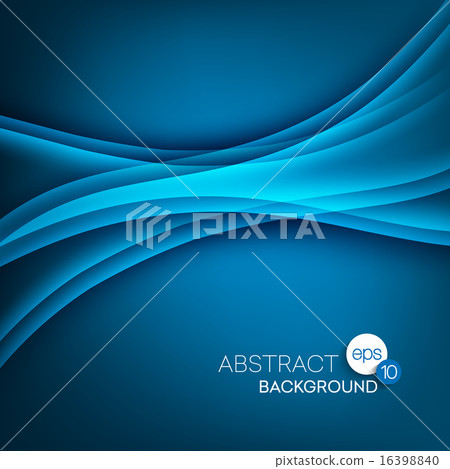 Abstract modern background with blue waves Abstract modern background with blue waves 16398840