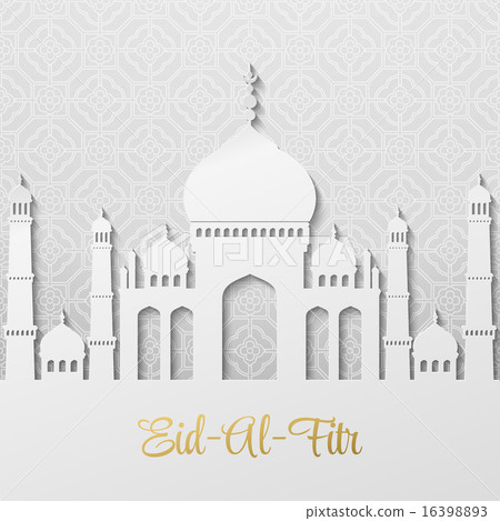 Eid Al Fitr. Eid Mubarak. Vector background - Stock Illustration [16398893]  - PIXTA