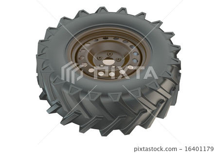 tractor wheel closeup 16401179