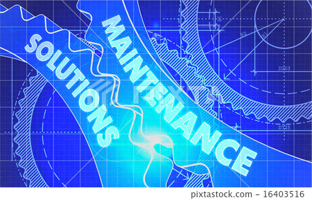 Maintenance Solutions on Blueprint of Cogs. 16403516