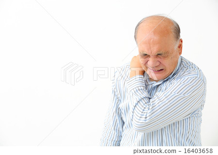 Stiff shoulder senior male Stiff shoulder senior male 16403658