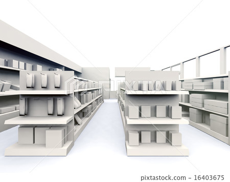 白色便利店 16403675