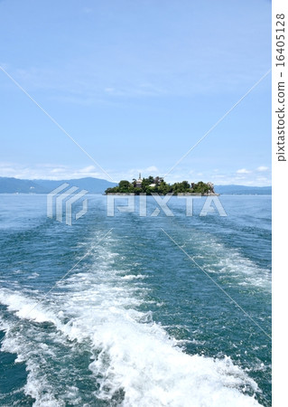 夏天的琵琶湖，從各個方向看到的Taisokushima 16405128