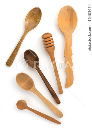 wooden spoon isolated on white 16405684