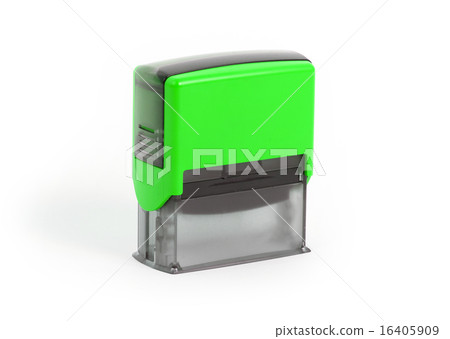 Plastic stamp isolated 16405909