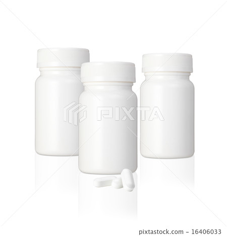 Medicine / Bottle with white medicine Medicine / Bottle with white medicine 16406033