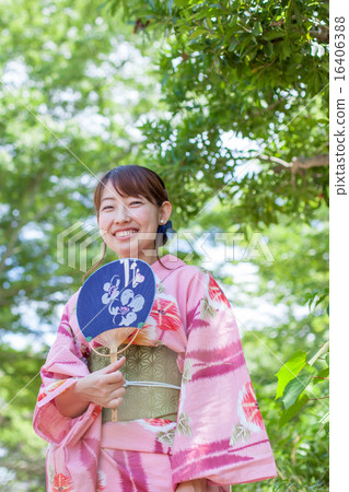 浴衣的女人 16406388