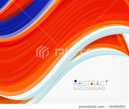 Abstract realistic solid wave background 16406901
