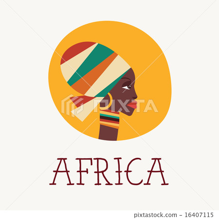 African woman icon 16407115