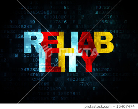 Business concept: Reliability on Digital background Business concept: Reliability on Digital background 16407474