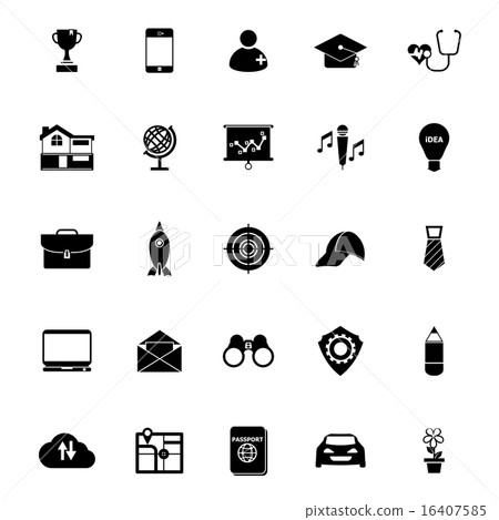 Job description icons on white background 16407585