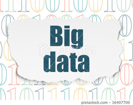 Data concept: Big Data on Torn Paper background Data concept: Big Data on Torn Paper background 16407700