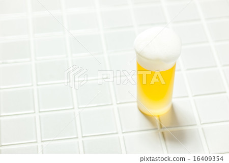 Glass beer on the tile Glass beer on the tile 16409354