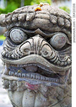 demon in the temple bangkok  stone    demon in the temple bangkok  stone    16410108