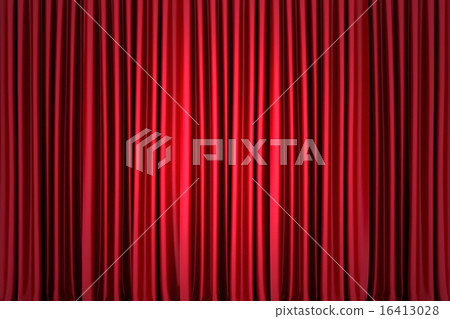 Background image of red silk stage curtain Background image of red silk stage curtain 16413028