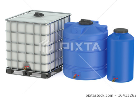Group of plastic water tanks 16413262