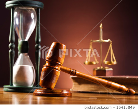 Judges wooden gavel, ambient light vivid theme Judges wooden gavel, ambient light vivid theme 16413849