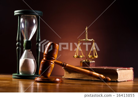 Judges wooden gavel, ambient light vivid theme Judges wooden gavel, ambient light vivid theme 16413855