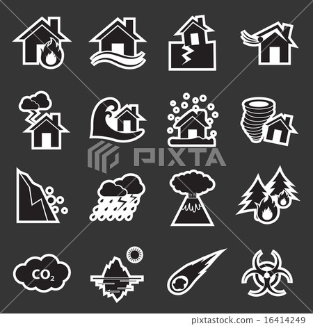 disaster icon 16414249