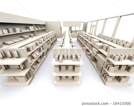 White convenience store 16415000