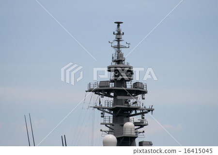 分配到橫須賀的巨型護衛艦“出雲”的入口風景 16415045